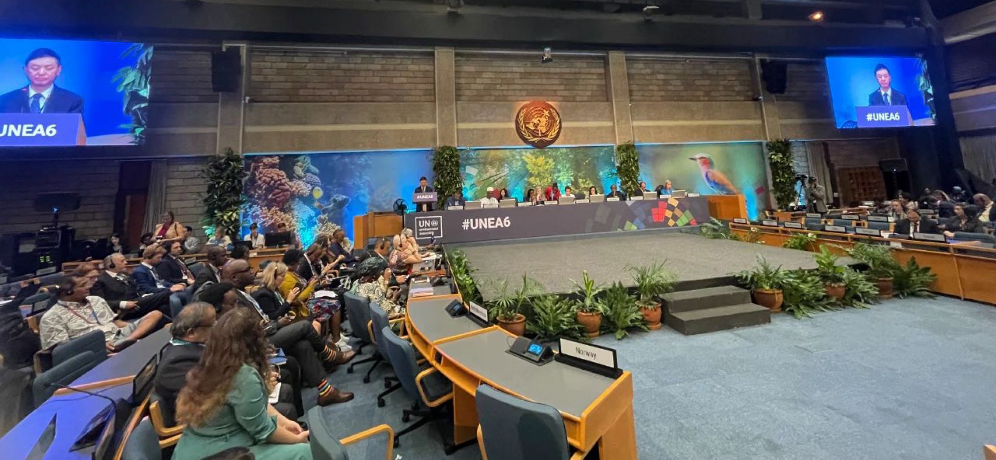 COP15主席、生態環境部部長黃潤秋在第六屆聯合國環境大會期間積極推動“昆明-蒙特利爾全球生物多樣性框架”落實